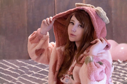 (Interest Check) Soft & Cozy Peach Robe - Mochipan