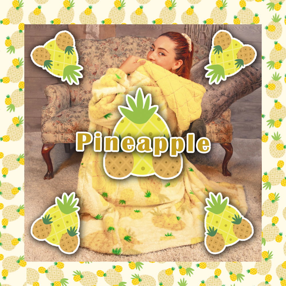 (Interest Check) Soft & Cozy Pineapple Robe - Mochipan