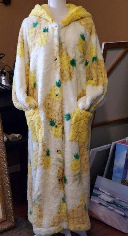 (Interest Check) Soft & Cozy Pineapple Robe - Mochipan