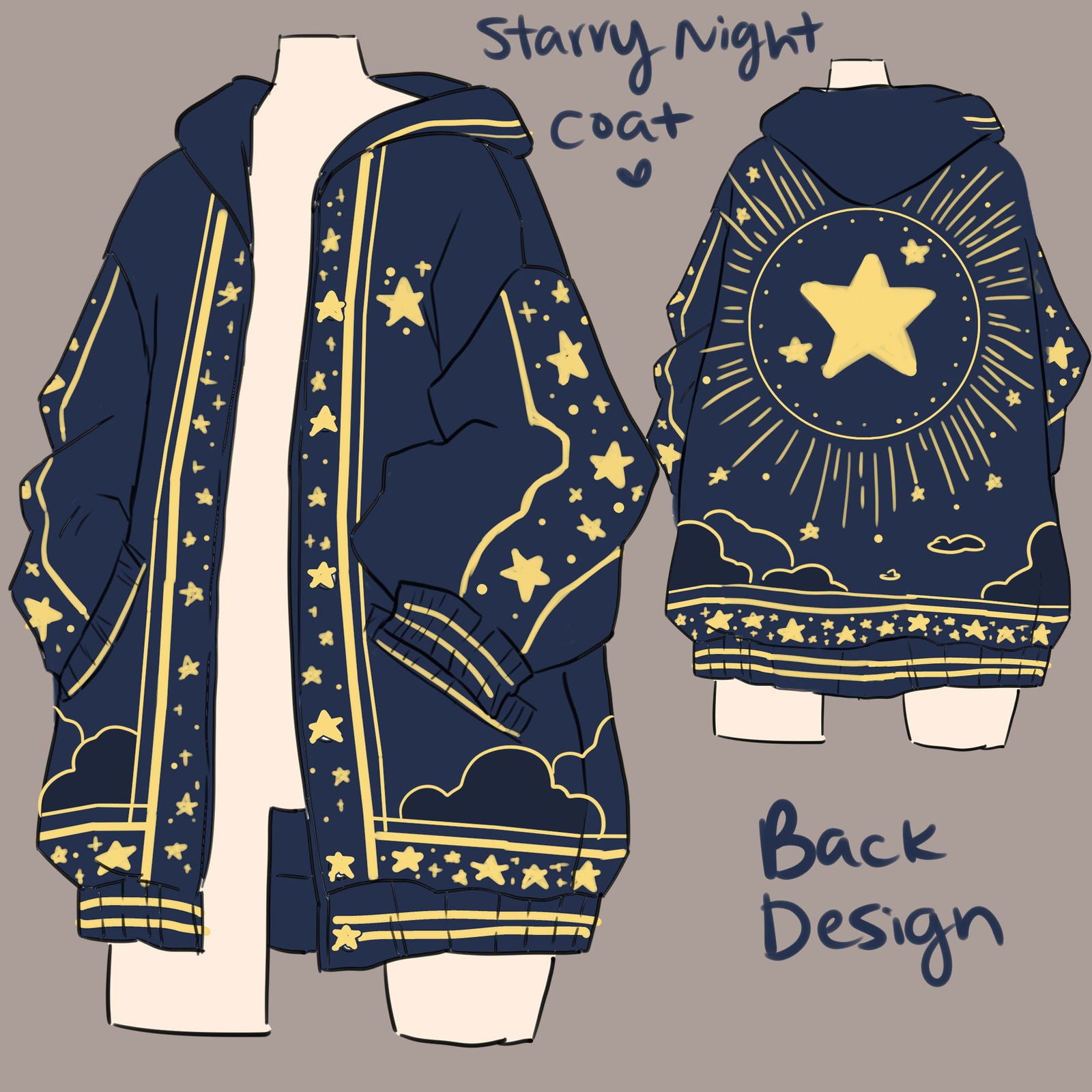 (Interest Check) Starry Night Jacket - Mochipan