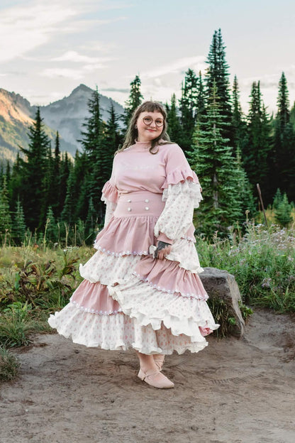 Tea & Roses Layered Skirt