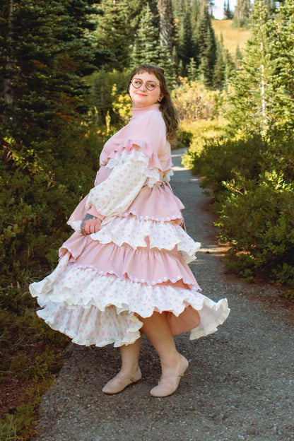 Tea & Roses Layered Skirt