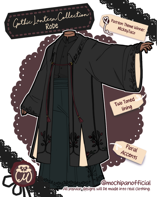 (Interest Check) Gothic Lantern Robe Set