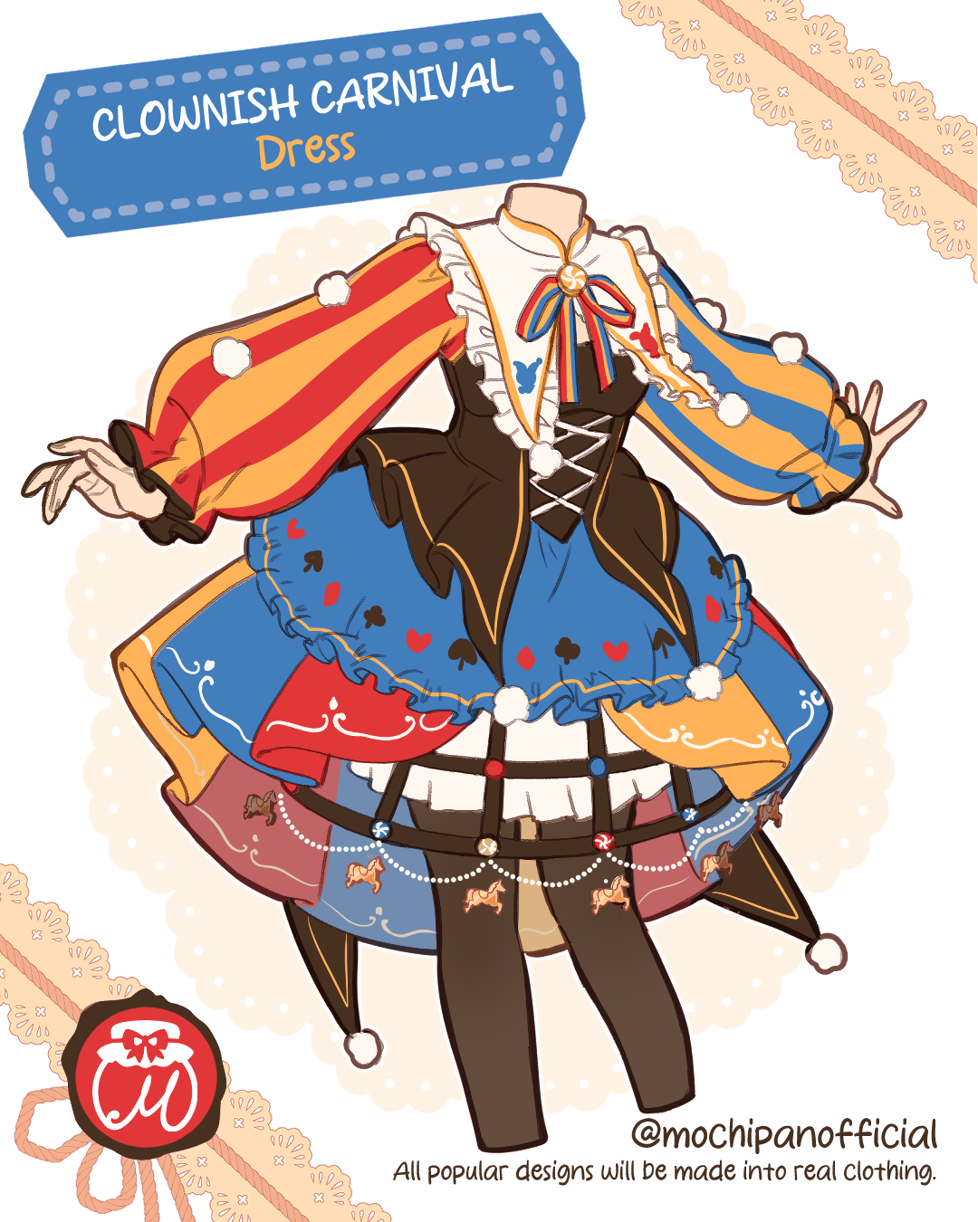 (Interest Check) Clownish Carnival Dress
