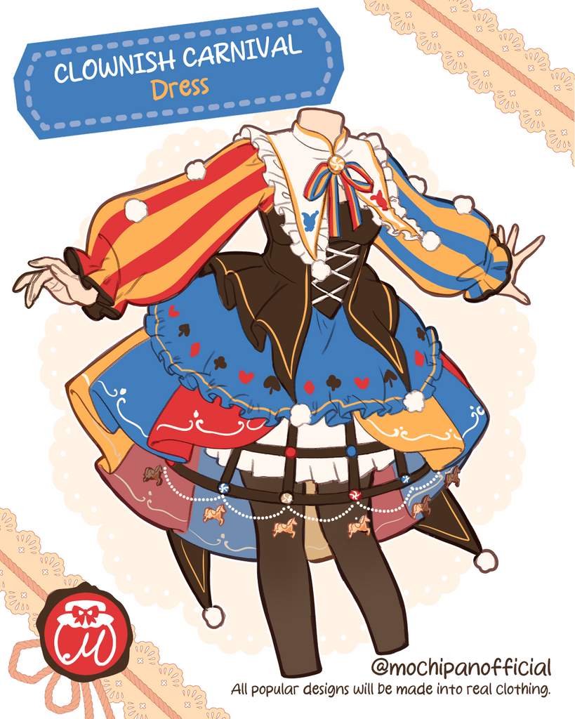 (Interest Check) Clownish Carnival Dress