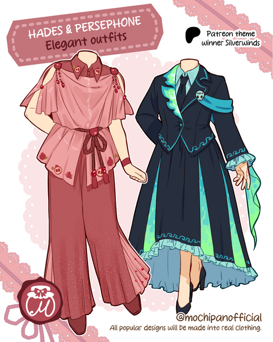 (Interest Check) Hades Suit Dress & Persephone Top & Pants