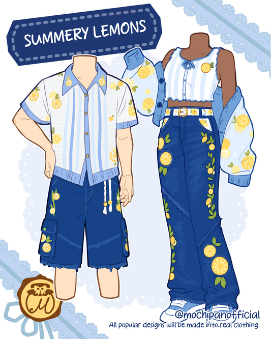 (Interest Check) Summery Lemons Masc & Femme Outfits