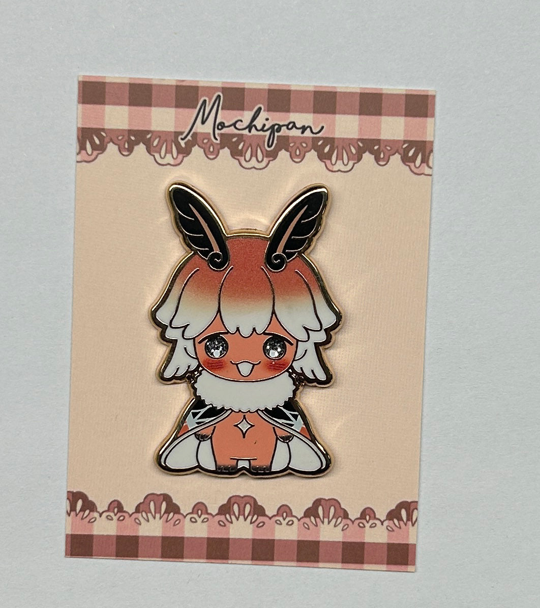 Cecropia Moth Creature Pin