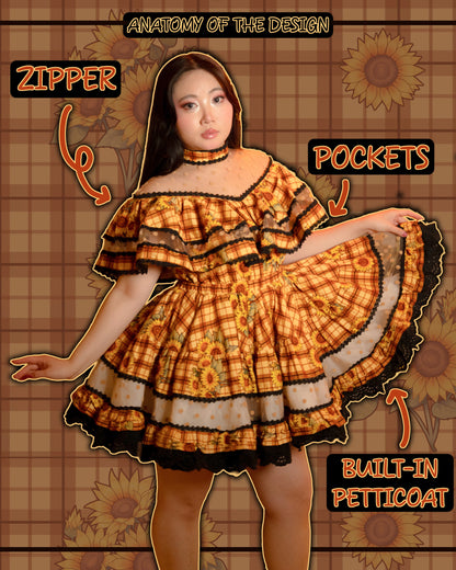 (Pre-Order) Sunflower Carousel Dress