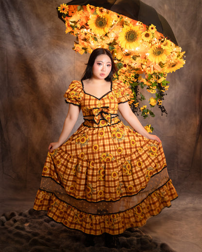 (Pre-Order) Sunflower Carousel Skirt