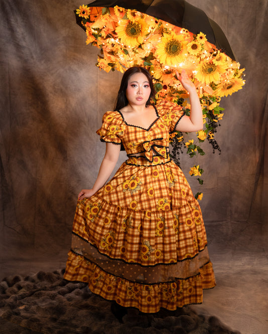 (Pre-Order) Sunflower Carousel Skirt
