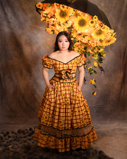 (Pre-Order) Sunflower Carousel Skirt