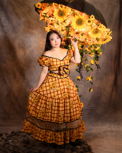 (Pre-Order) Sunflower Carousel Skirt