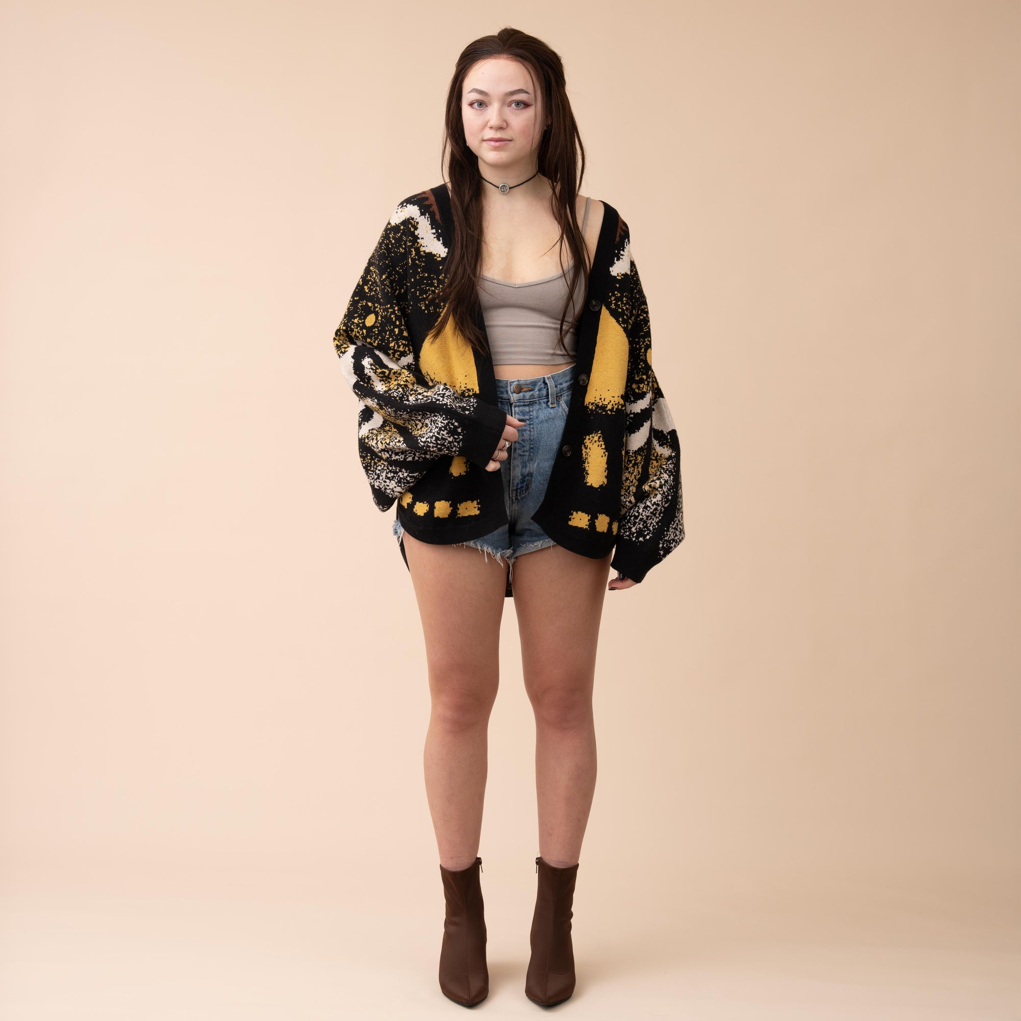 (Pre-Order) Death's Head Moth Cardigan (In Production)