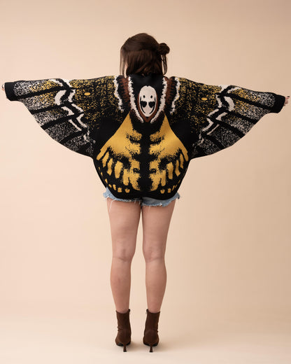 Death's Head Moth Cardigan