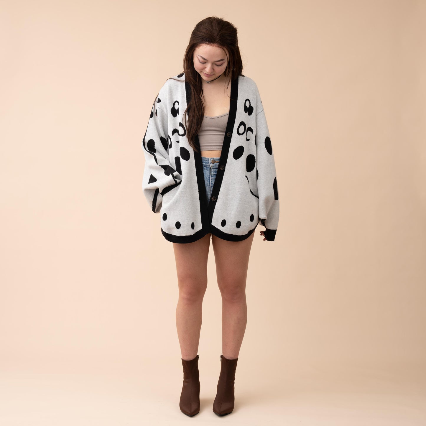 Leopard Moth Cardigan