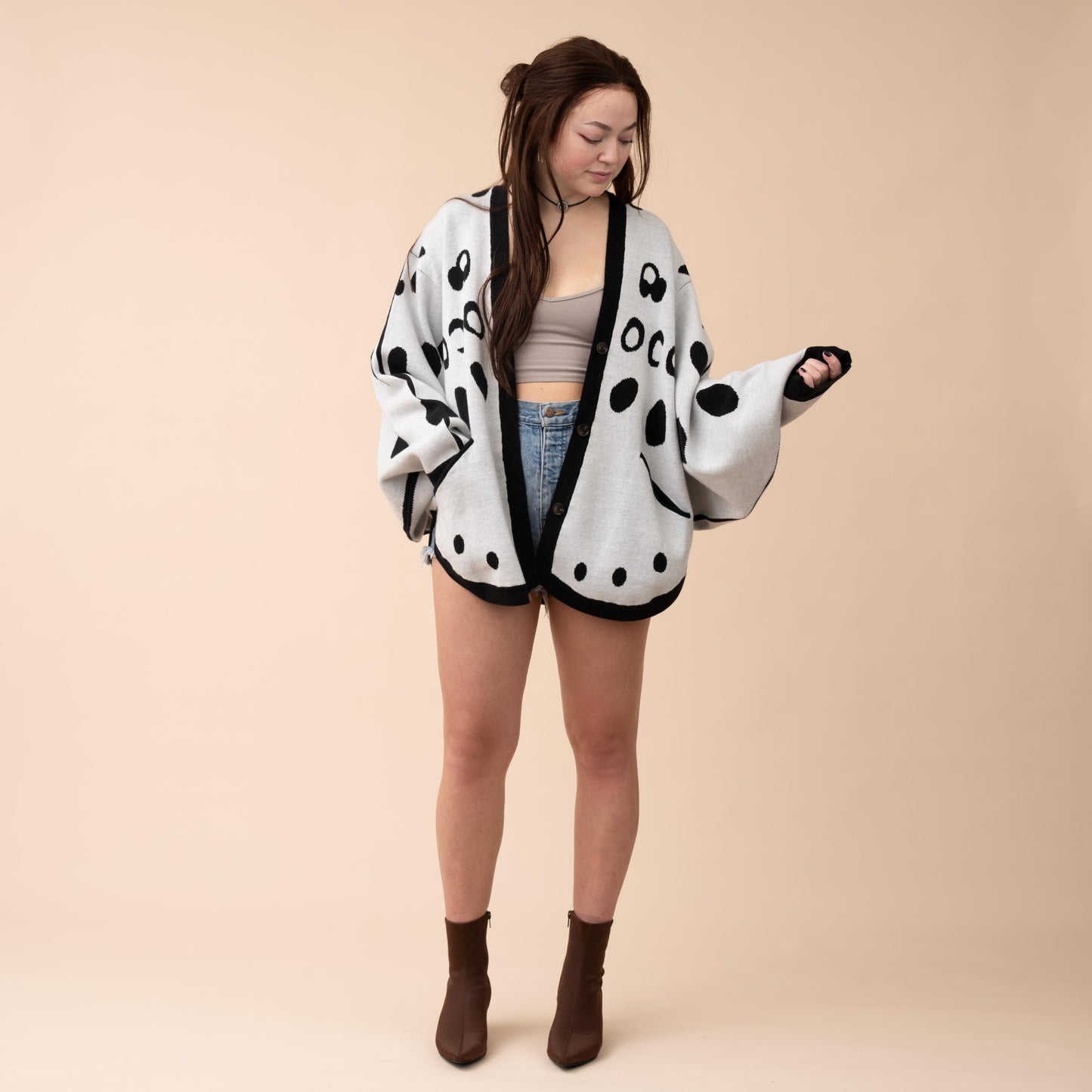 Leopard Moth Cardigan