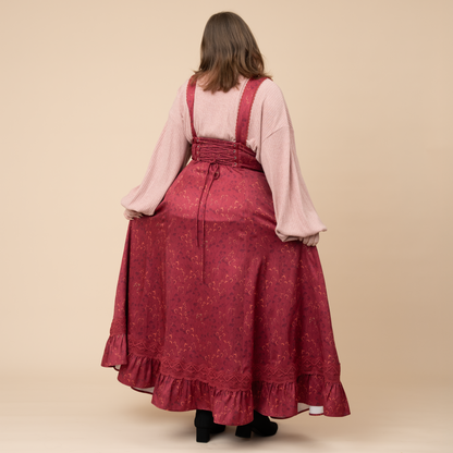 (Pre-Order) Wine Cottage Jumperskirt (In Production)