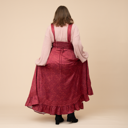 (Pre-Order) Wine Cottage Jumperskirt (In Production)