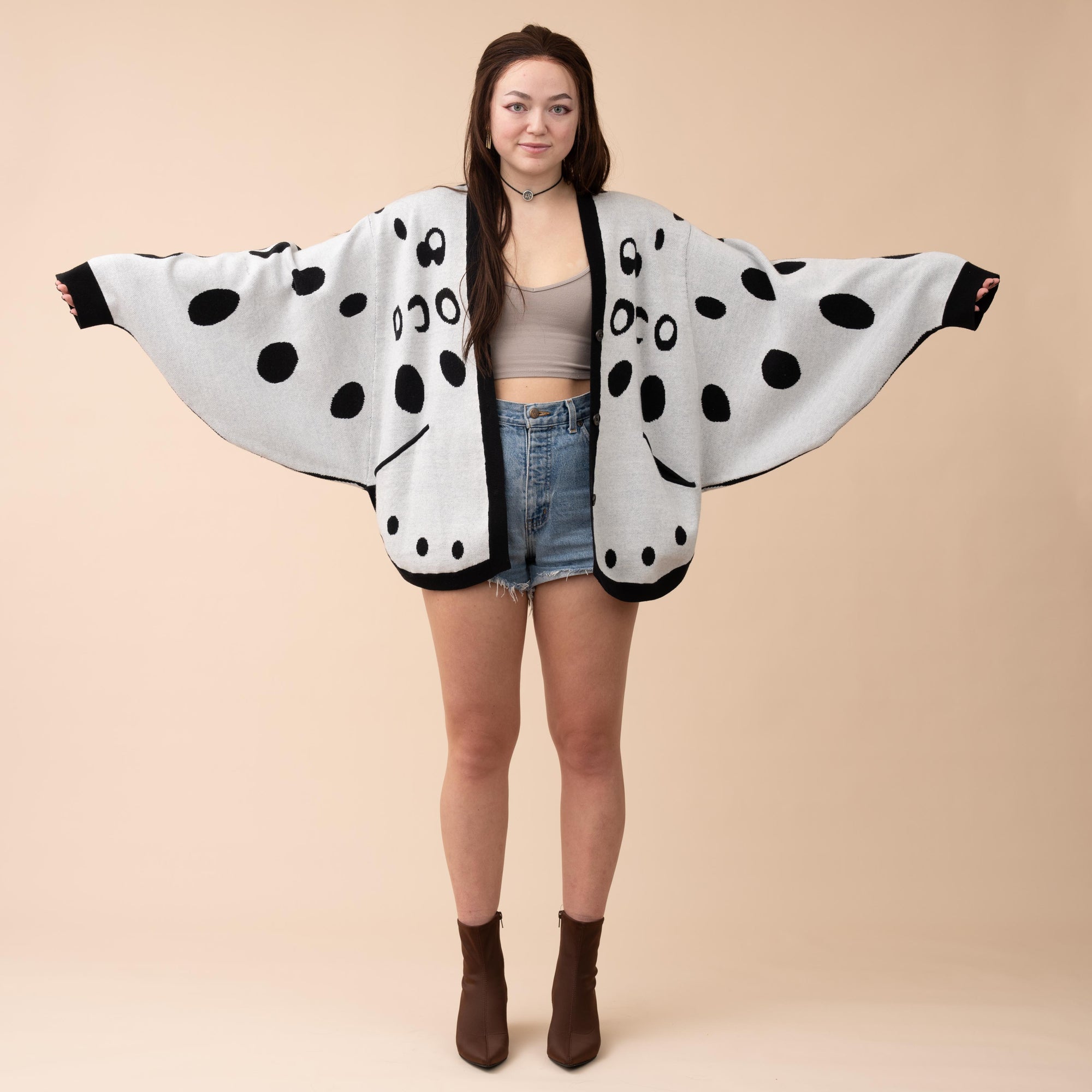 (Pre-Order) Leopard Moth Cardigan (In Production)