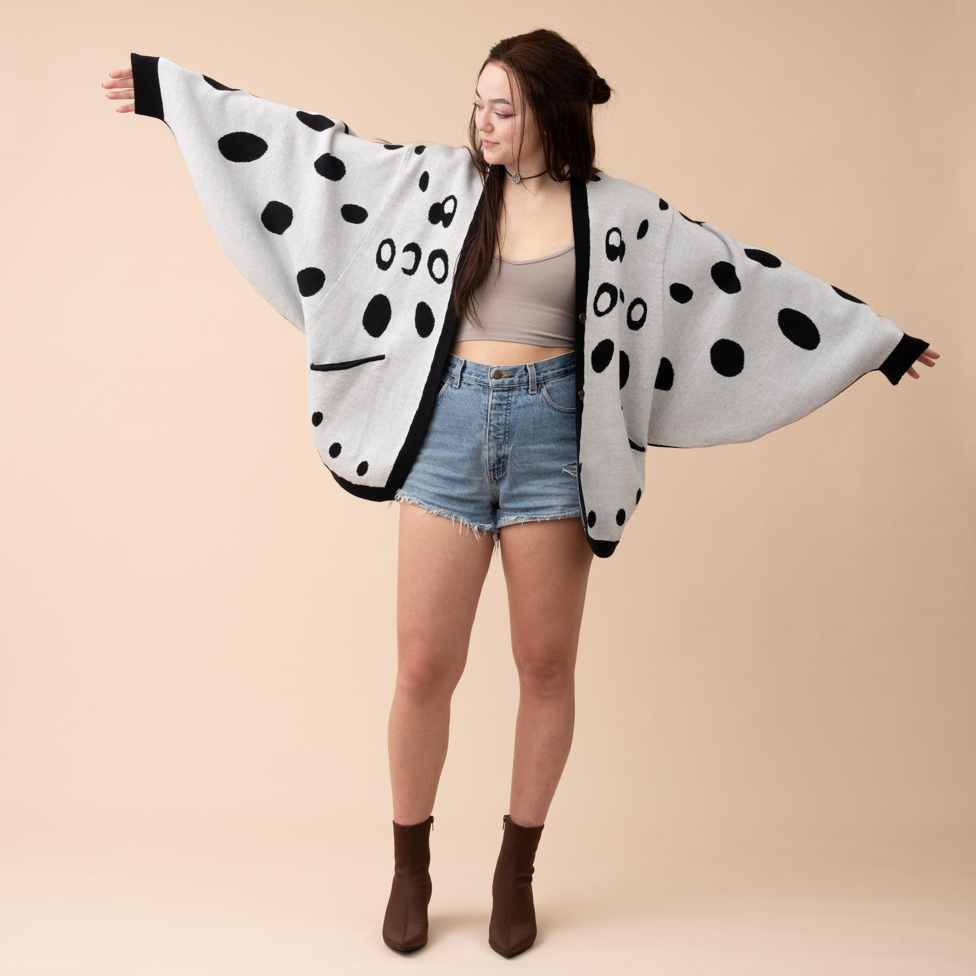 (Pre-Order) Leopard Moth Cardigan (In Production)