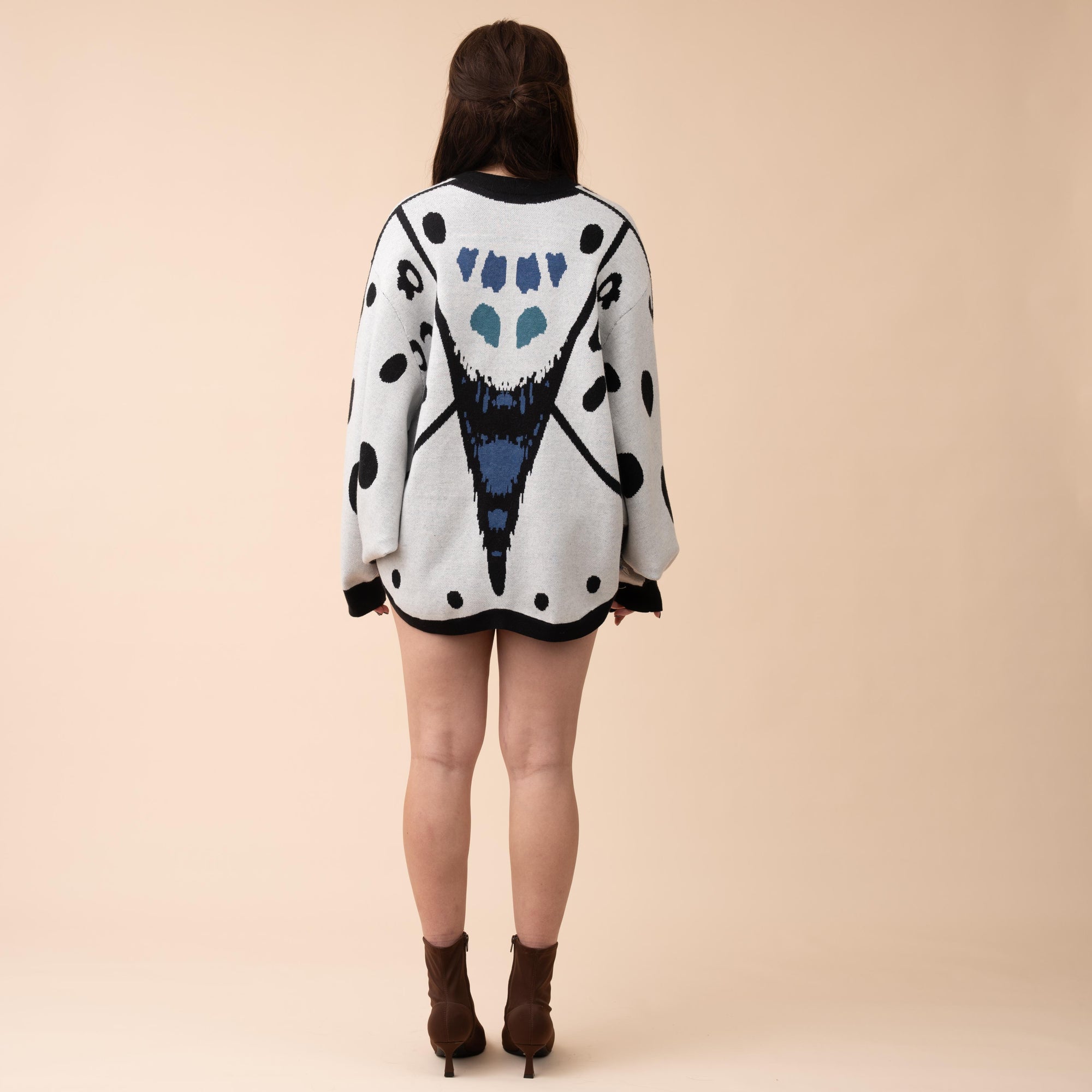 (Pre-Order) Leopard Moth Cardigan (In Production)