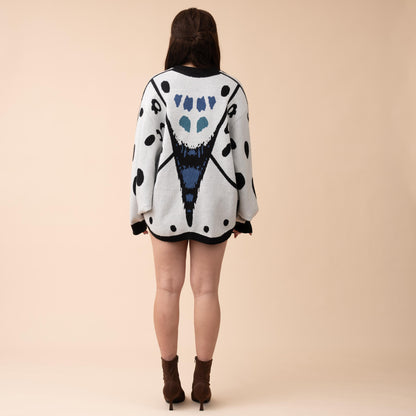 Leopard Moth Cardigan