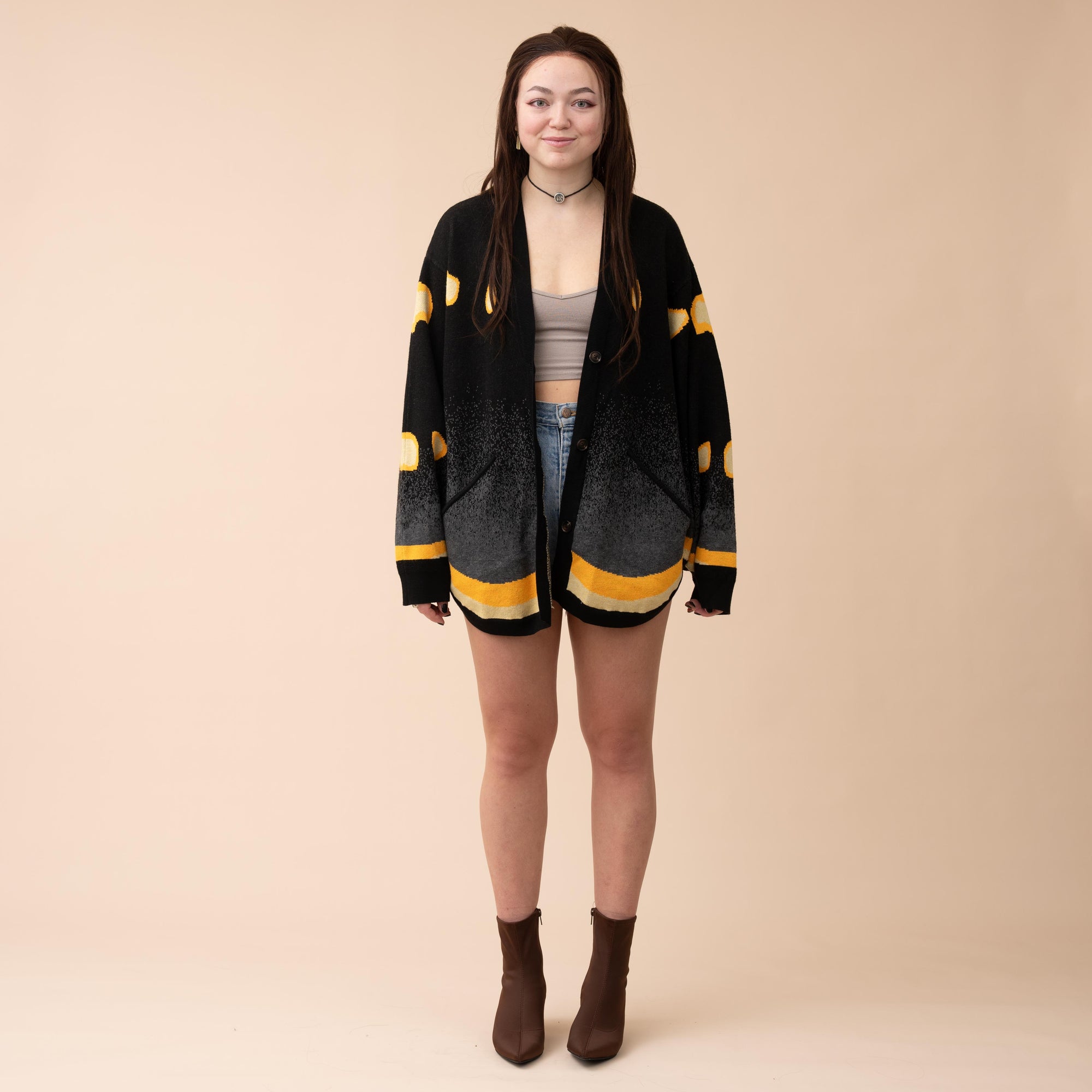 (Pre-Order) Smoky Emperor Moth Cardigan (In Production)