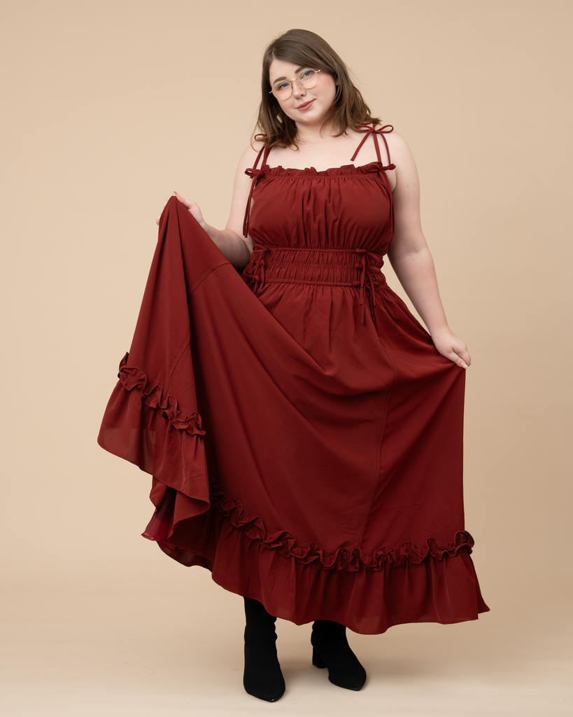 Carmine Rose Dress