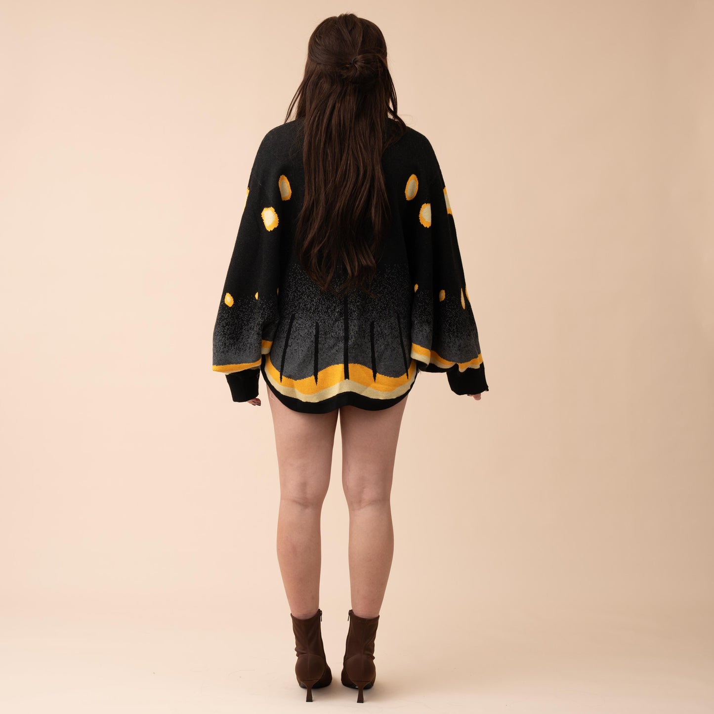 Smoky Emperor Moth Cardigan (Back Order)