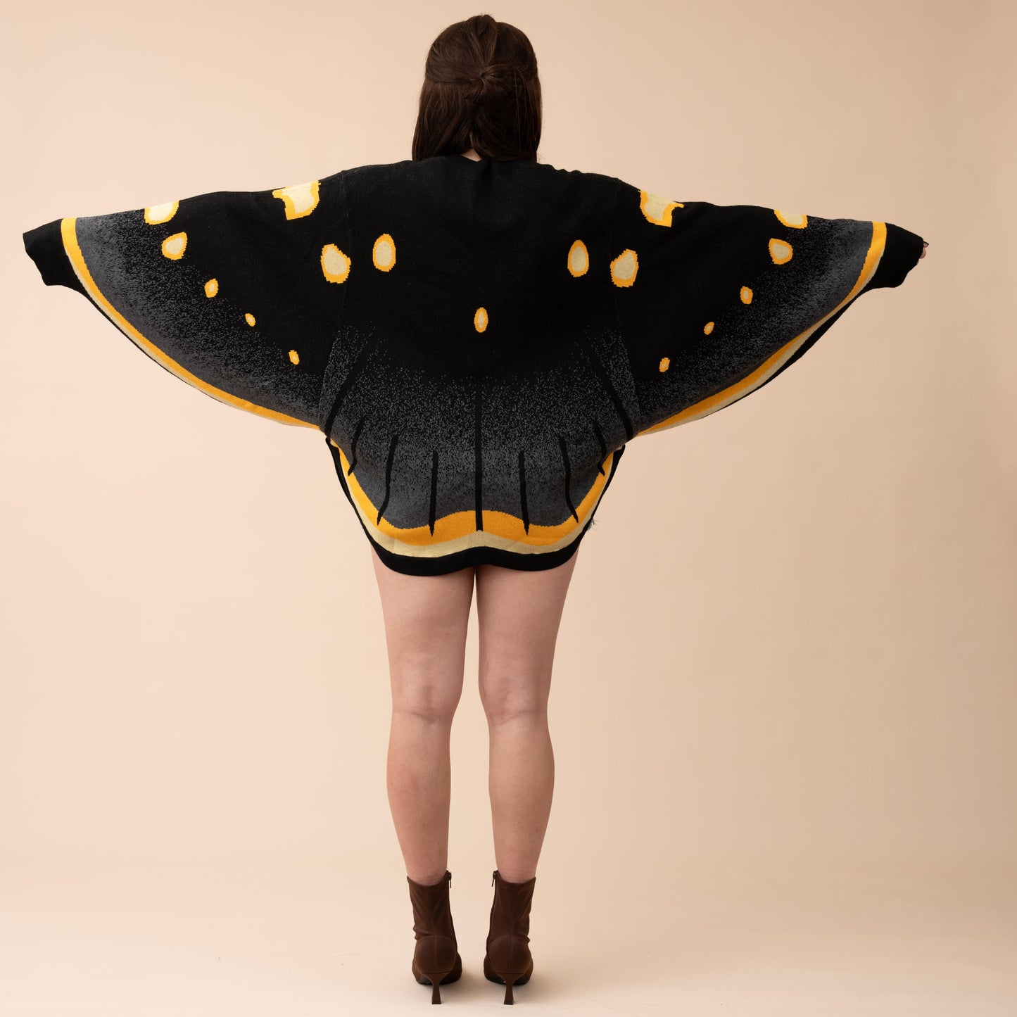 Smoky Emperor Moth Cardigan (Back Order)