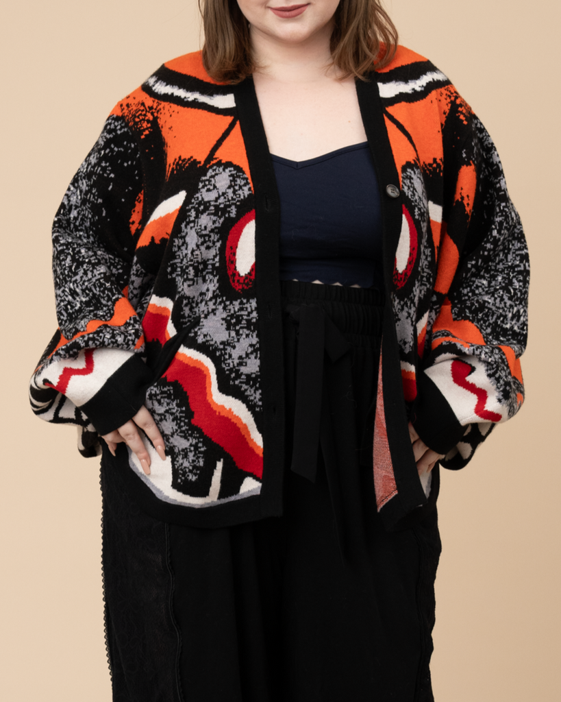 Moth Cardigan - Delicate Grace - Mochipan