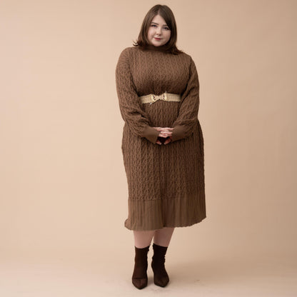 (Pre-Order) Oversized Knit Sweater Dress