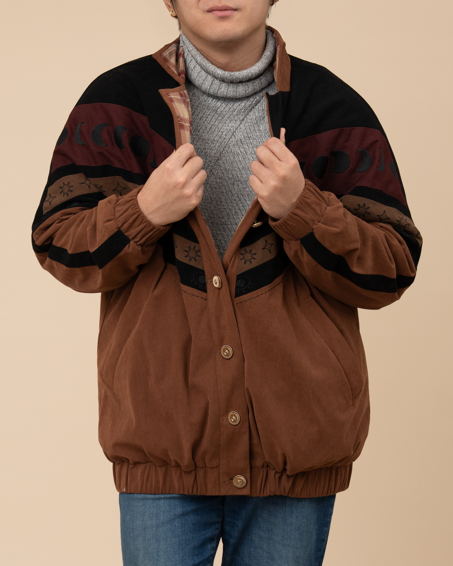 Moon Phase Bomber Jacket