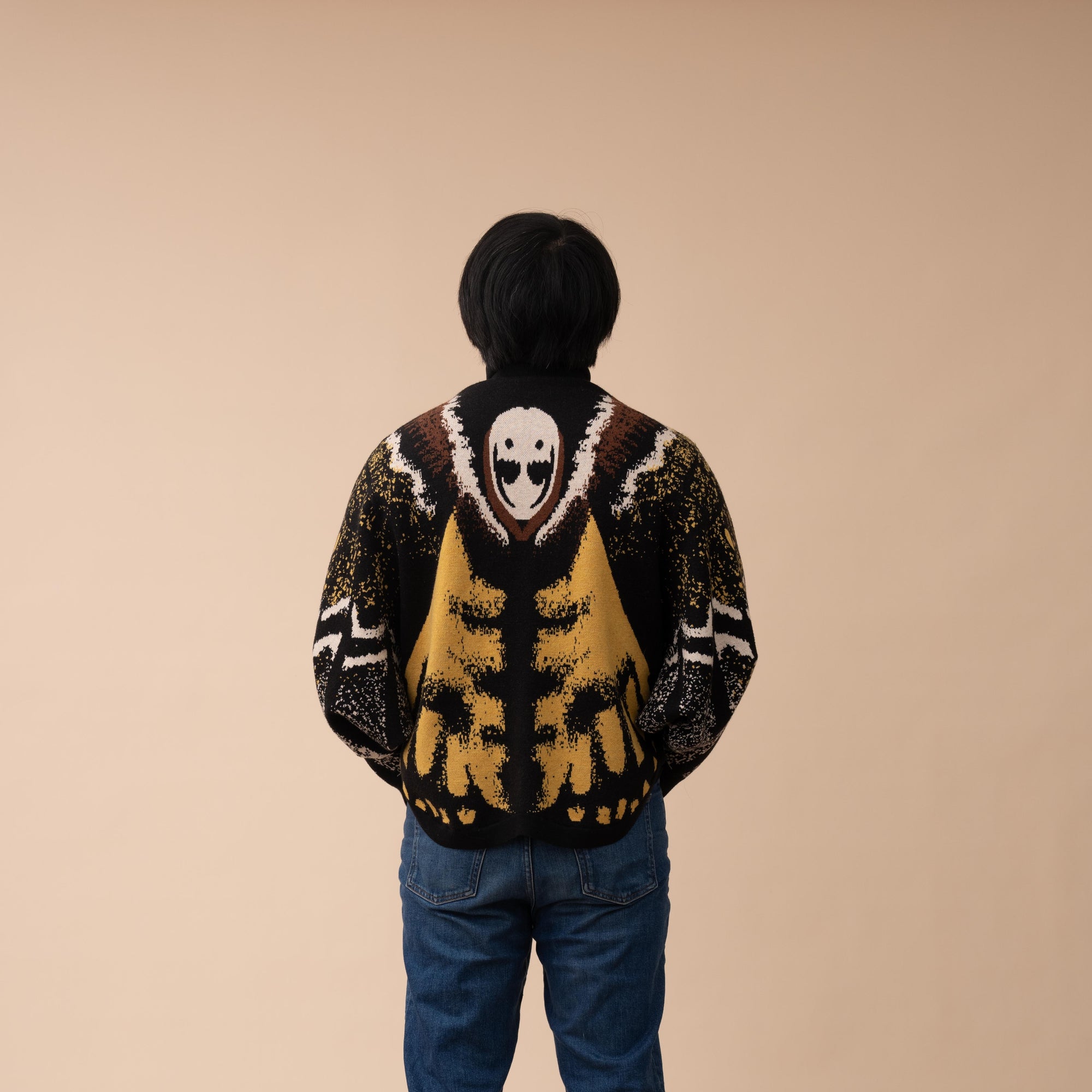 (Pre-Order) Death's Head Moth Cardigan (In Production)