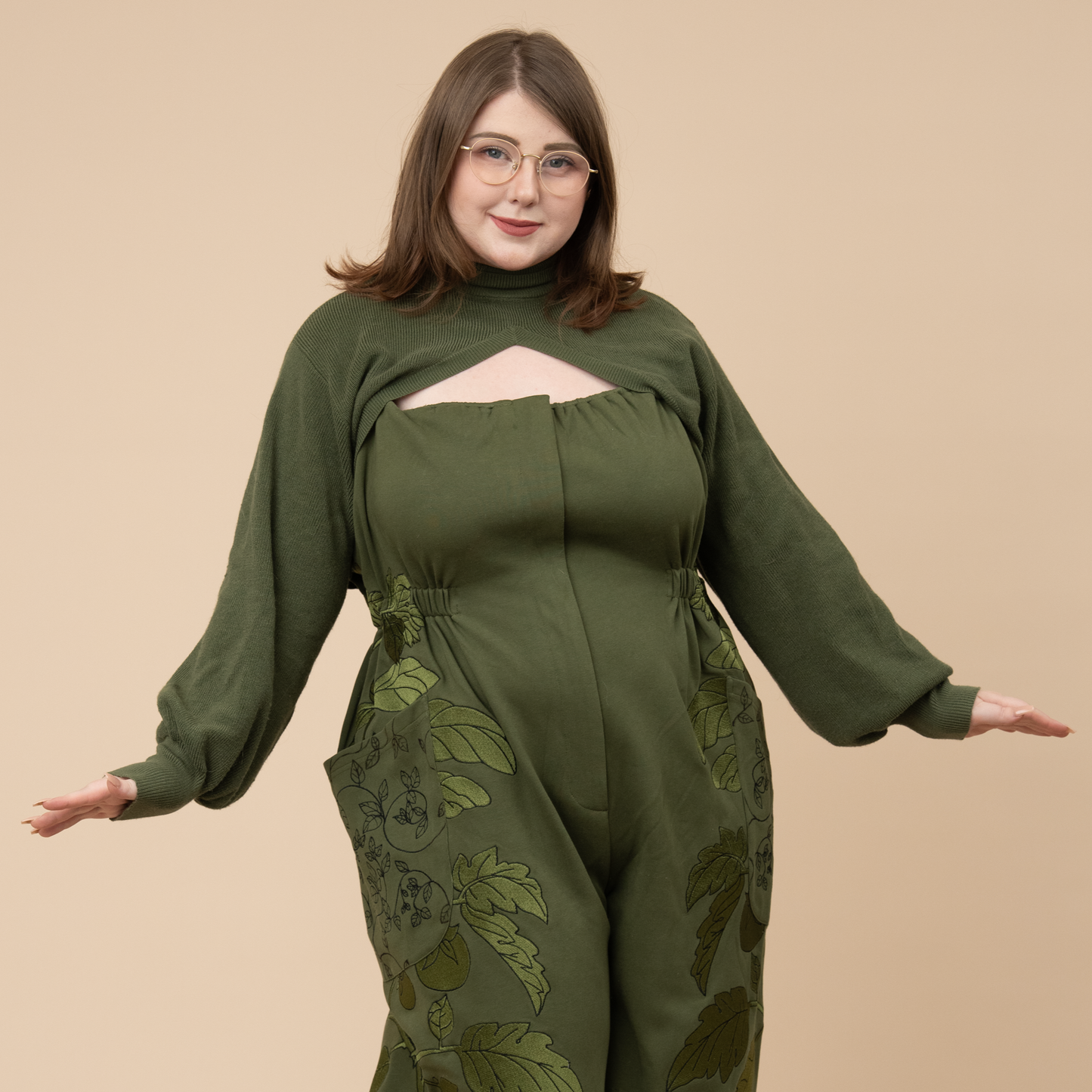 (Pre-Order) Evergreen "Shirtless Sleeves" Shrug