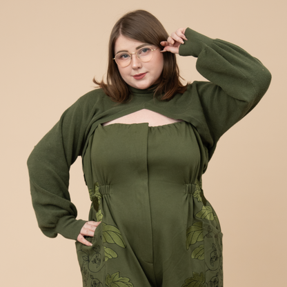 (Pre-Order) Evergreen "Shirtless Sleeves" Shrug