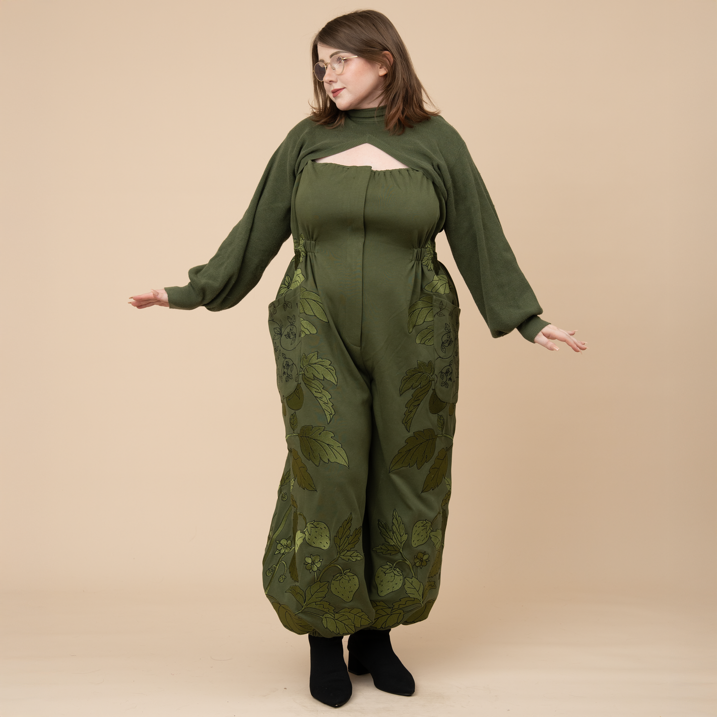 (Pre-Order) Evergreen "Shirtless Sleeves" Shrug