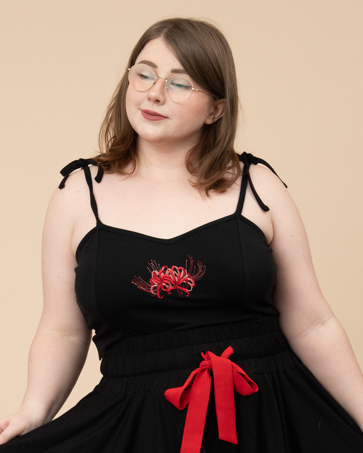 (Pre-Order) Higanbana Pajama Crop Top (In Production)