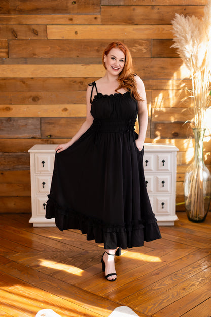 (Pre-Order CLOSED) Fleur Dress in Obsidian Rose (ESD July 30th - August 10th, 2026)