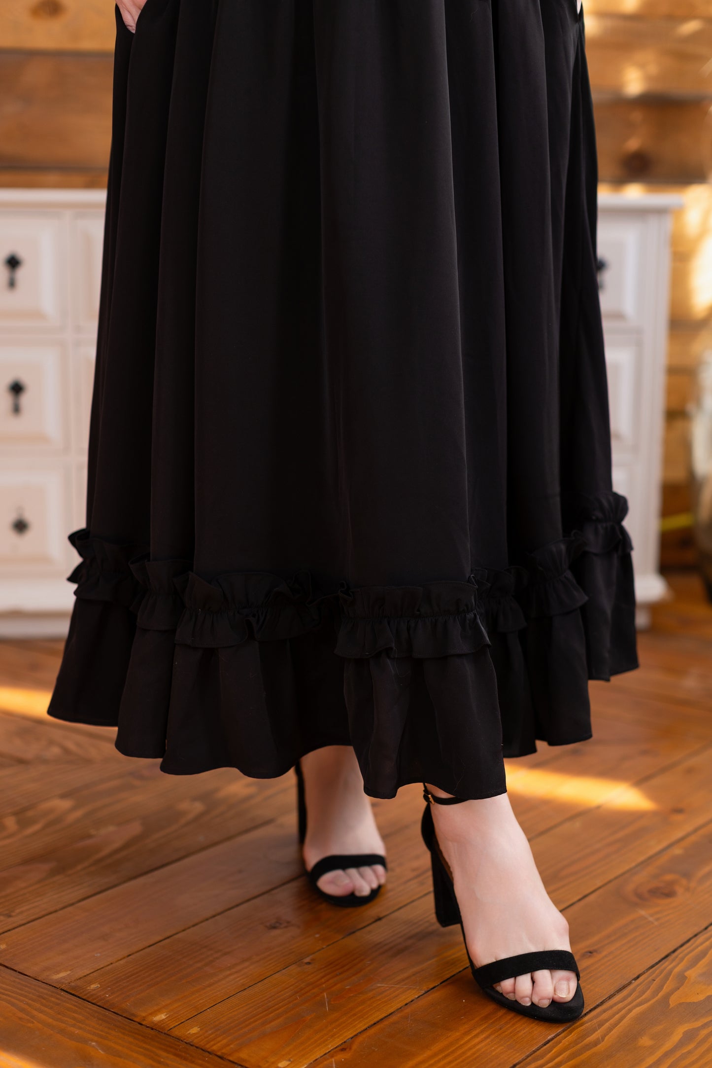 (Pre-Order CLOSED) Fleur Dress in Obsidian Rose (ESD July 30th - August 10th, 2026)
