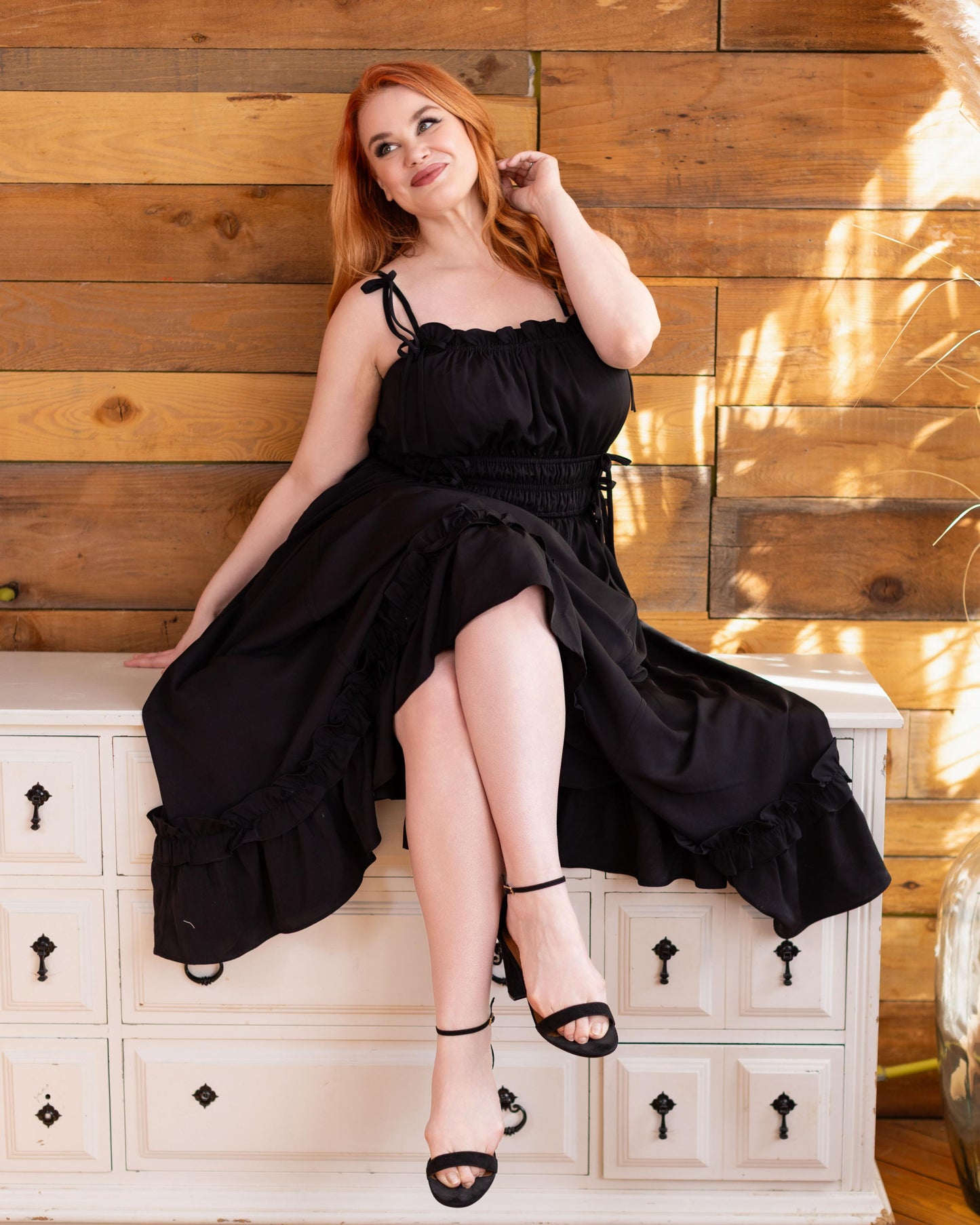 (Pre-Order CLOSED) Fleur Dress in Obsidian Rose (ESD July 30th - August 10th, 2026)