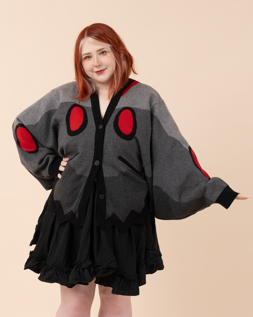 Moth Cardigan - Delicate Grace - Mochipan
