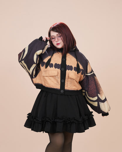 (Pre-Order CLOSED) Death's Head  Moth Cropped Jacket (ESD April 30th - May 15th, 2026)