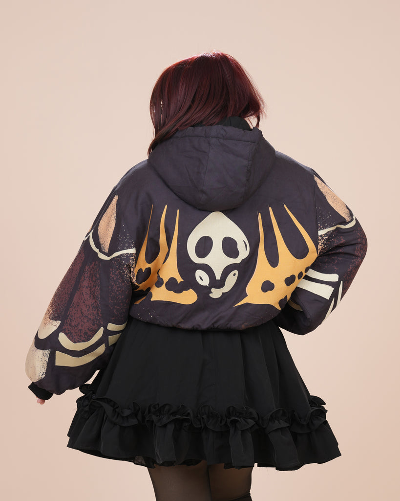 (Pre-Order CLOSED) Death's Head  Moth Cropped Jacket (ESD April 30th - May 15th, 2026)