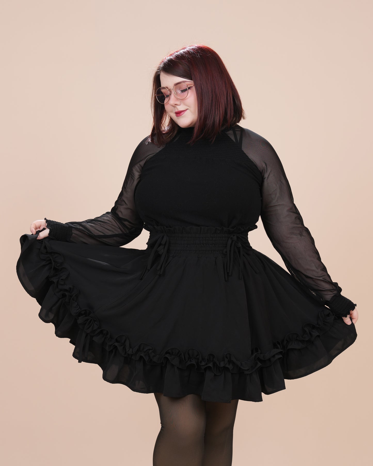 (Pre-Order CLOSED) Fleur Skirt in Obsidian Rose (ESD July 30th - August 10th, 2026)