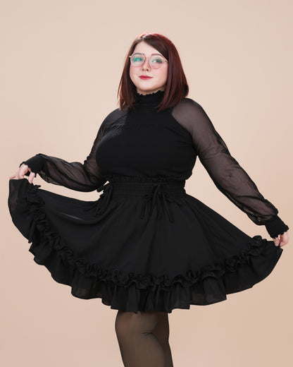 (Pre-Order CLOSED) Fleur Skirt in Obsidian Rose (ESD July 30th - August 10th, 2026)