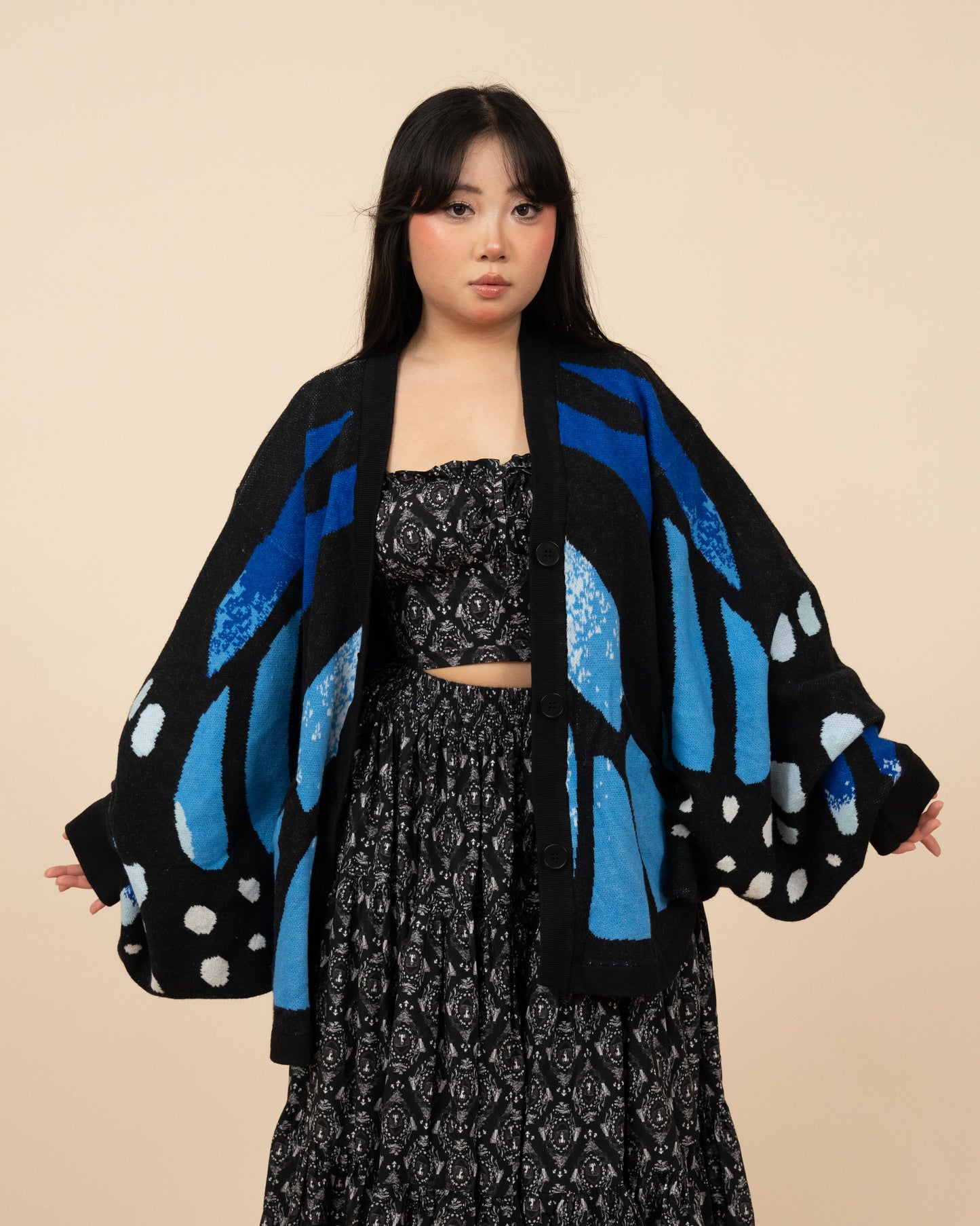 Blue Monarch Cardigan (Coming soon...)