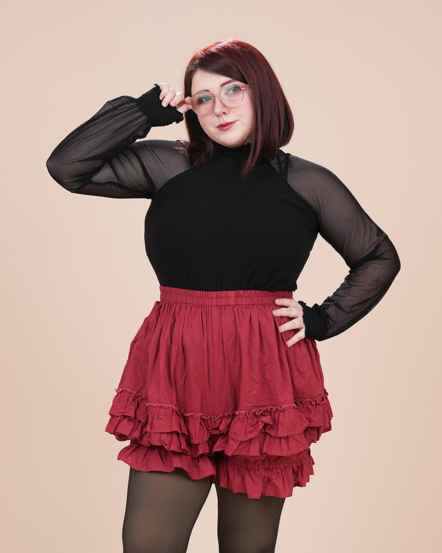 (Pre-Order CLOSED) 100% Cotton Bloomers in Carmine Rose (ESD July 30th - August 10th, 2026)