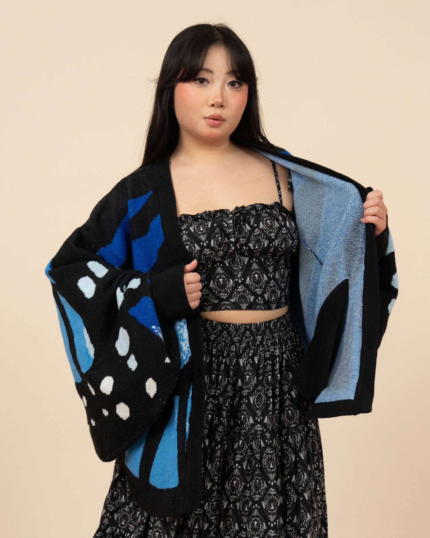 Blue Monarch Cardigan (Coming soon...)